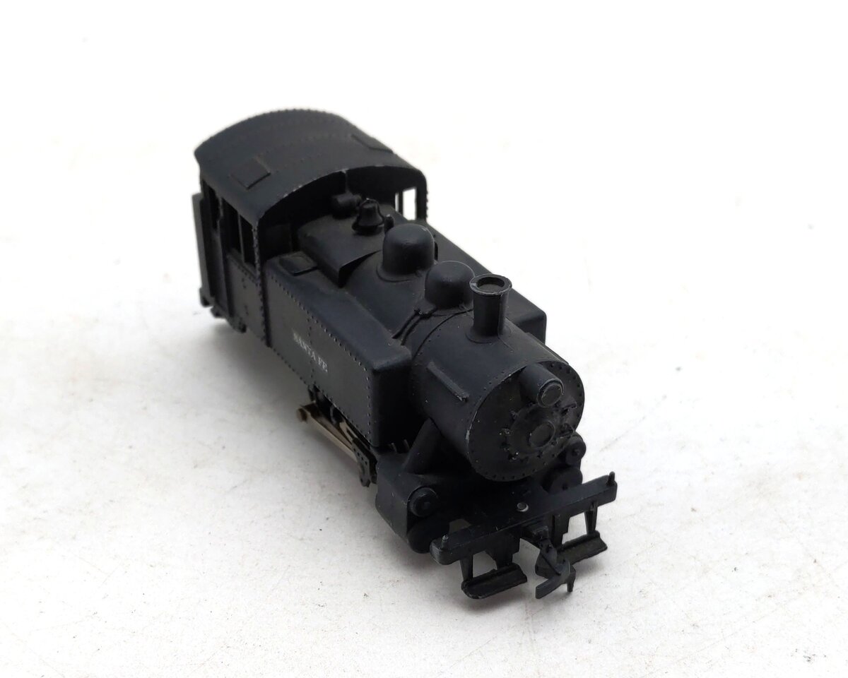 Mantua 213 HO Scale Atchison Topeka Santa Fe 0-4-0 Die Cast Switcher - Custom