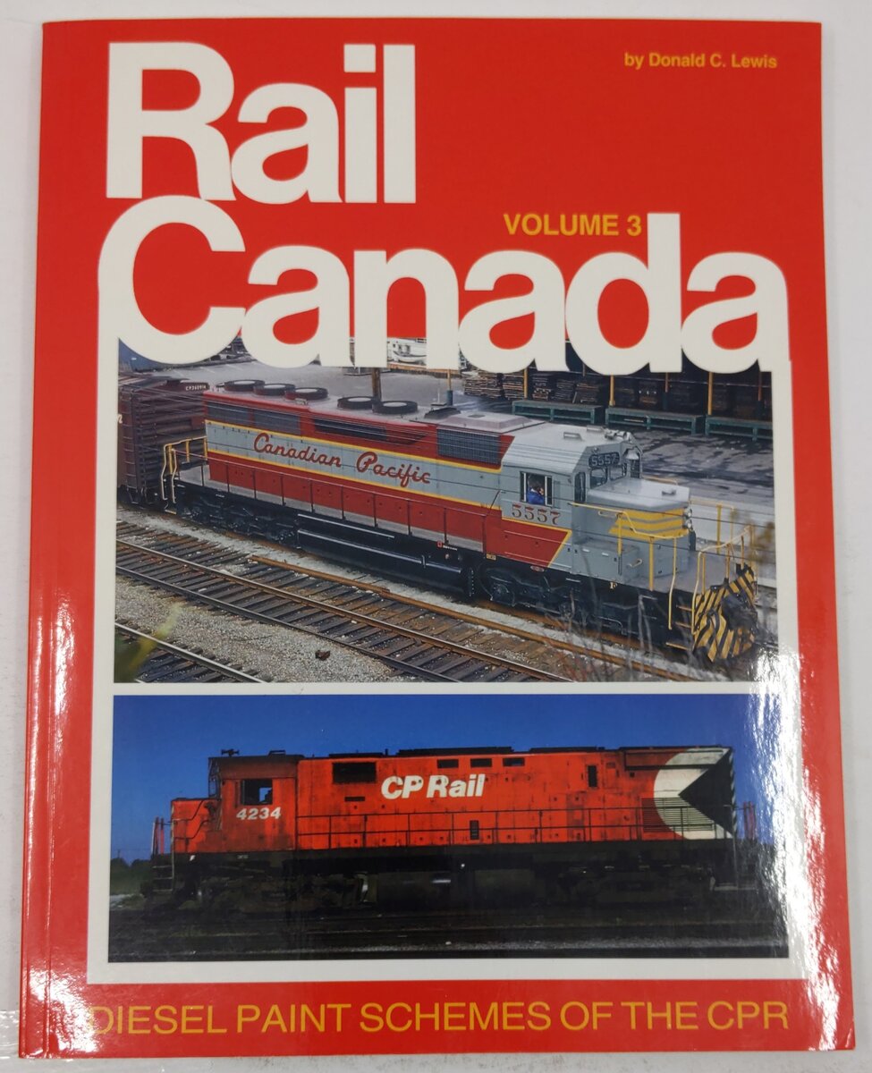 Rail Canada Vol.3 Hardcover Book By Donald C. Lewis VG