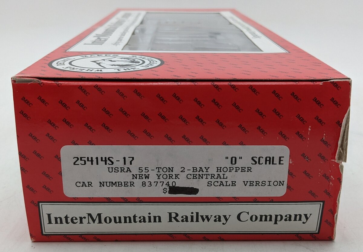 InterMountain 25414S-17 O NYC USRA 55-Ton 2-Bay Hopper #837740 (2-Rail) NIB