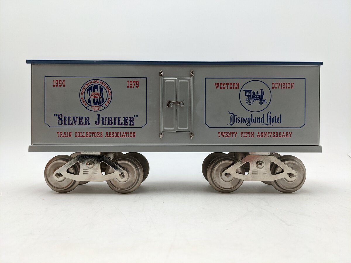 McCoy 1000-79 STD Gauge TCA "Silver Jubilee" 1954-1979 Disneyland Hotel Boxcar EX/Box