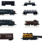 N Assorted Locomotives & Freight Cars [8] VG/Box