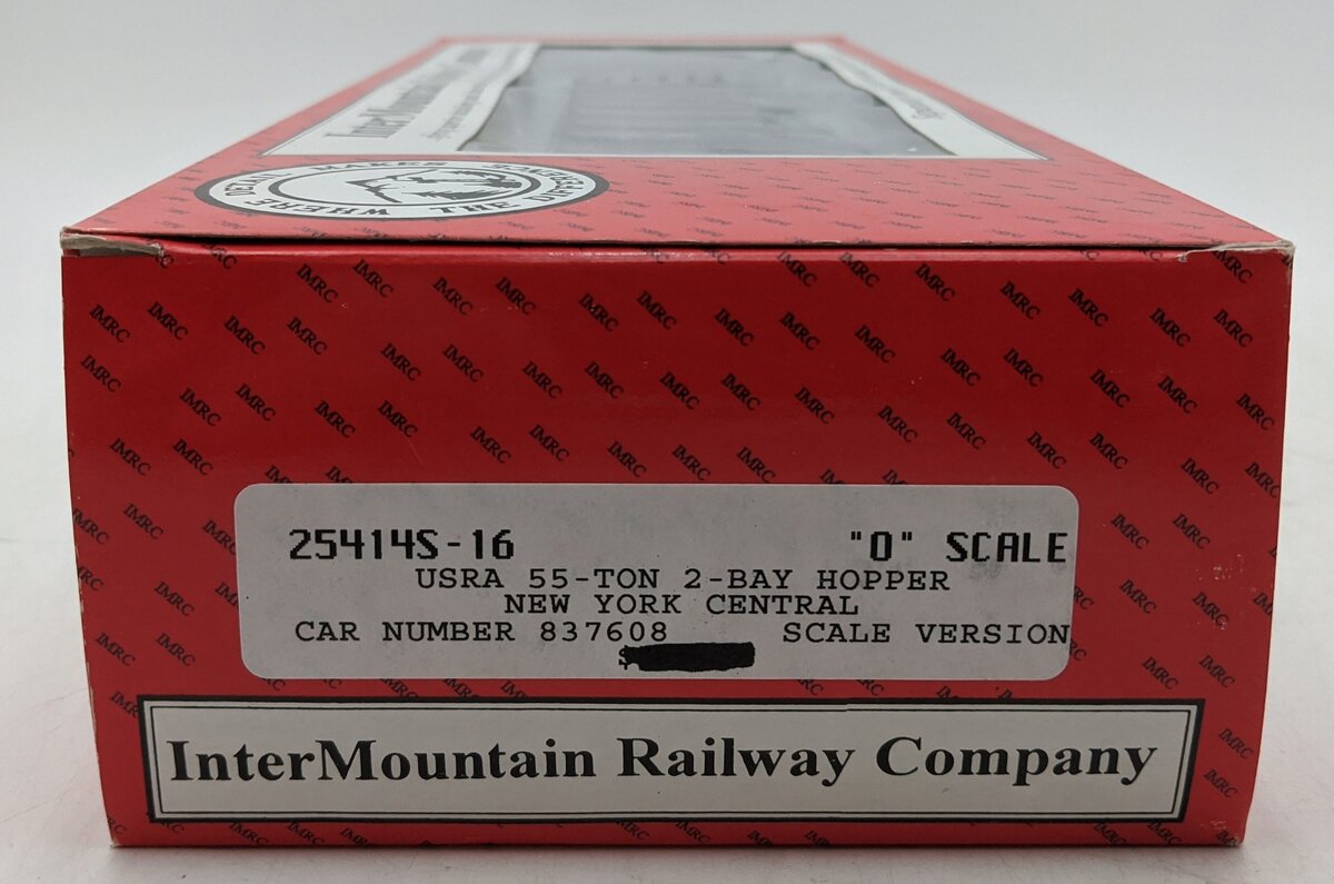InterMountain 25414S-16 O NYC USRA 55-Ton 2-Bay Hopper #837608 (2-Rail) NIB