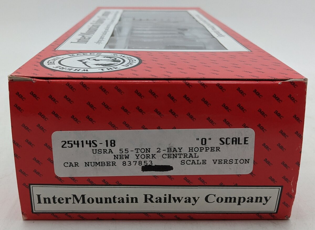 InterMountain 25414S-18 O NYC USRA 55-Ton 2-Bay Hopper #837853 (2-Rail) NIB