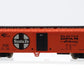 Bachmann 70950 N Scale Santa Fe 51' Steel Reefer #55360 - Repainted