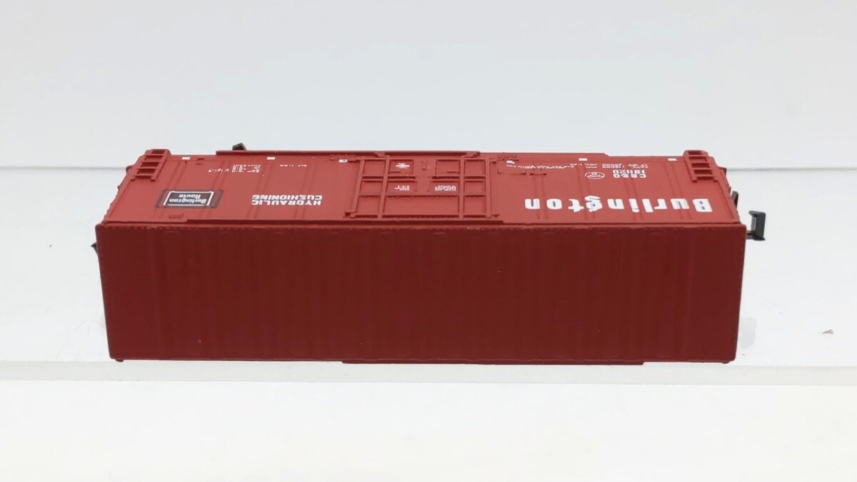 Bachmann 71266 N Scale Chicago Burlington & Quincy Hi-Cube Boxcar #19820 LN