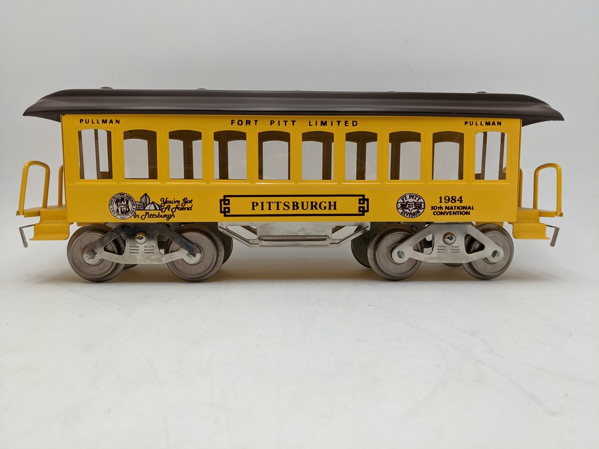 McCoy 1984 McCoy 1984 Standard Gauge TCA Pittsburgh Pullman Passenger Car VG/Box
