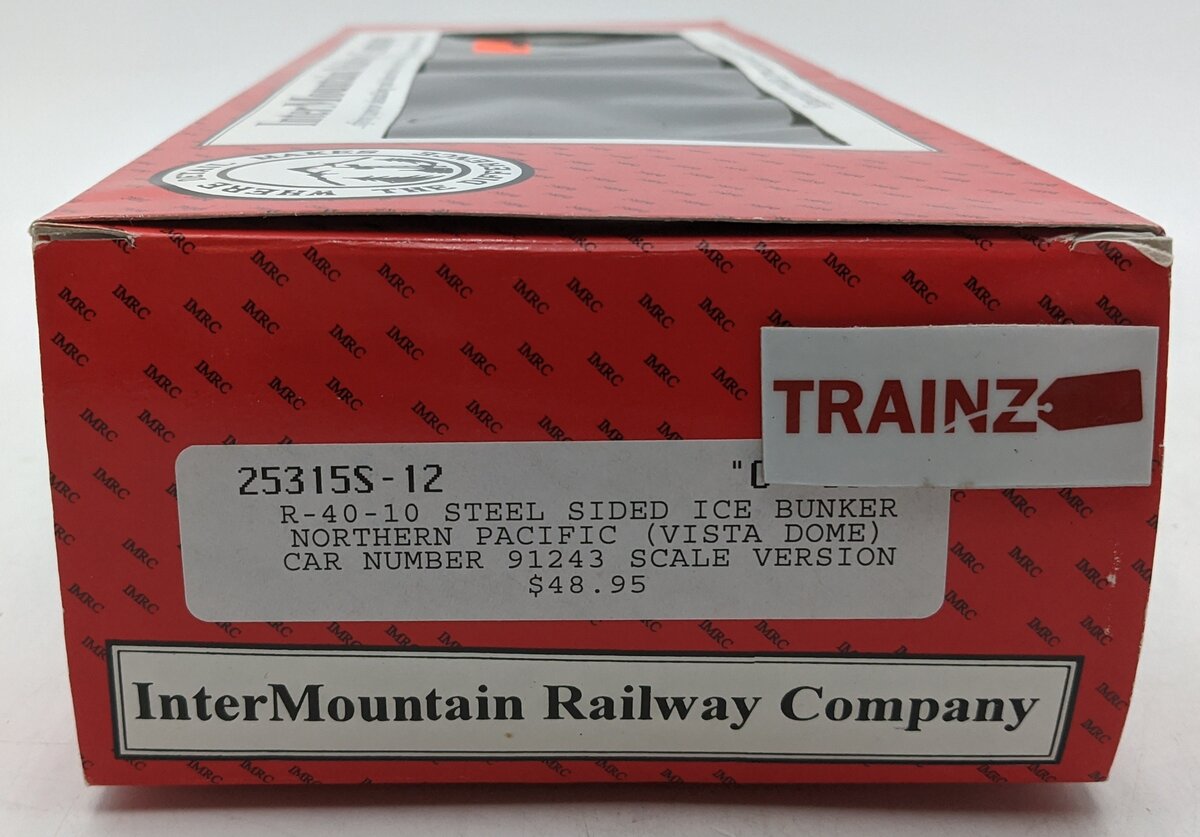 InterMountain 25315S-12 O NP Steel Sided Ice Bunker (Vista Dome) #91243 (2-Rail) EX/Box