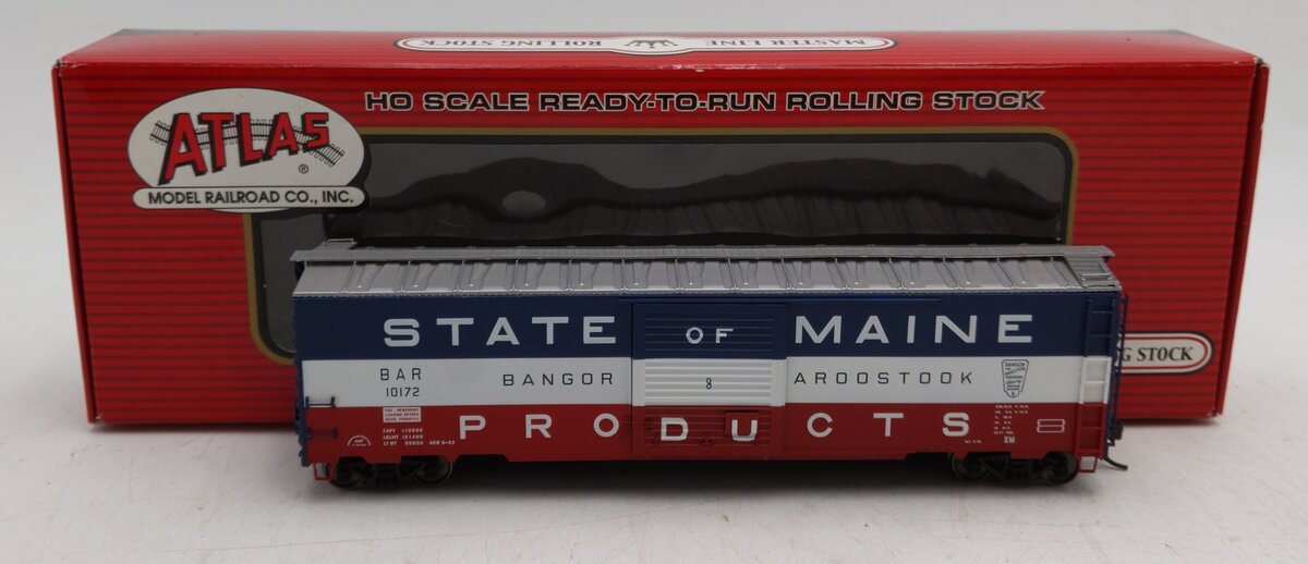 Atlas 20001836 HO Scale Bangor & Aroostook 50' Single Door Box Car #10172
