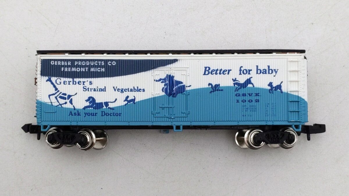 Bachmann 5181 N Scale Gerber's 41' Wood Reefer LN