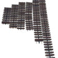 Gargraves O Assorted Phantom Rail Tinplate FlexTrack Sections [6] EX