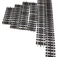 Gargraves O Assorted Phantom Rail Tinplate FlexTrack Sections [6] EX