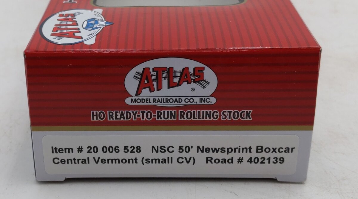 Atlas 20006528 HO Central Vermont NSC Newsprint Boxcar #402139