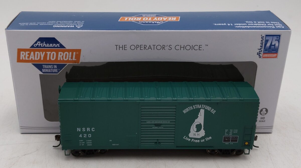 Athearn 67742 HO North Stratford RTR 40' Modern Boxcar #420