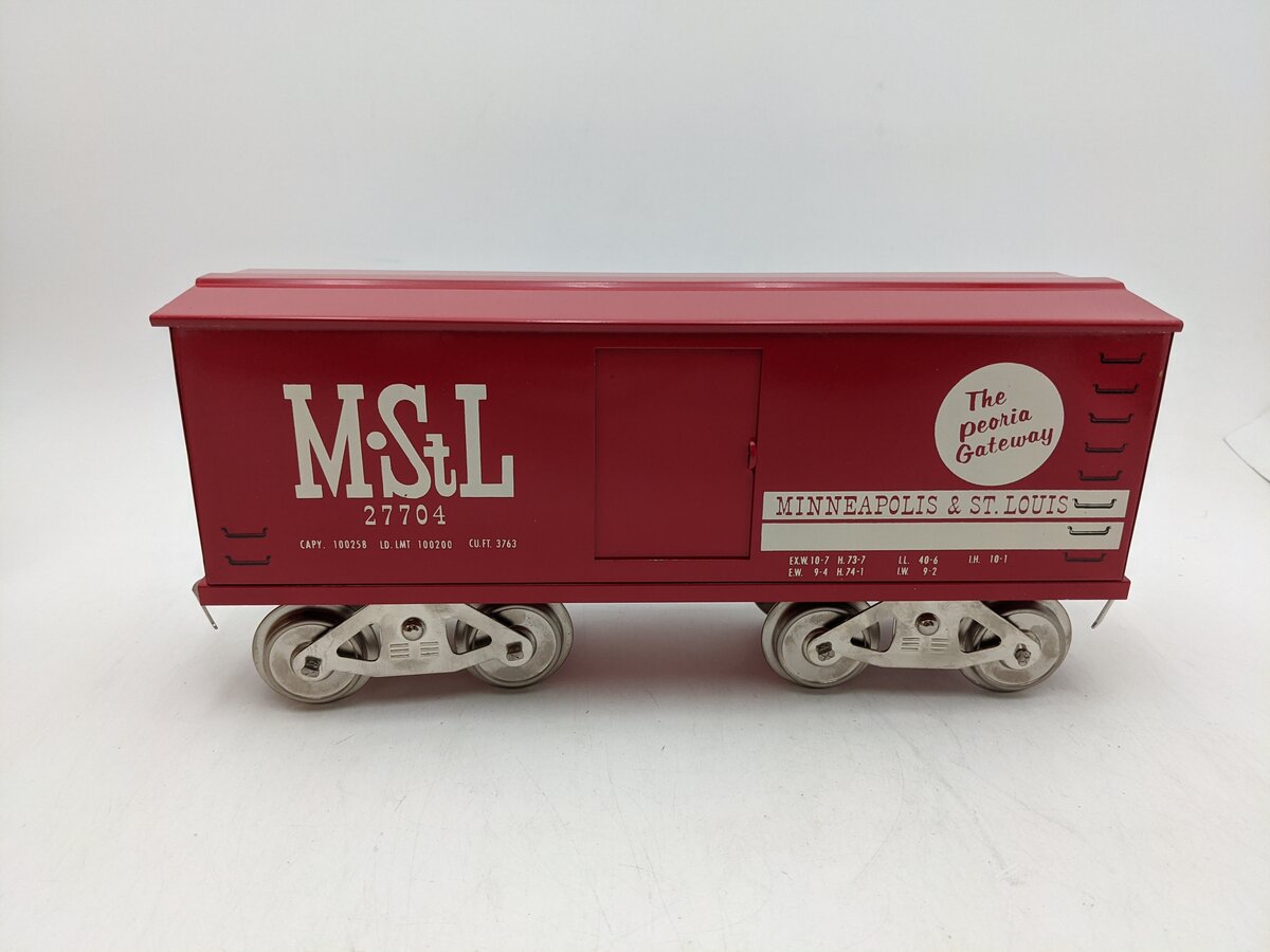 McCoy 27704 Standard Gauge M & St Louis Boxcar #27704 EX/Box