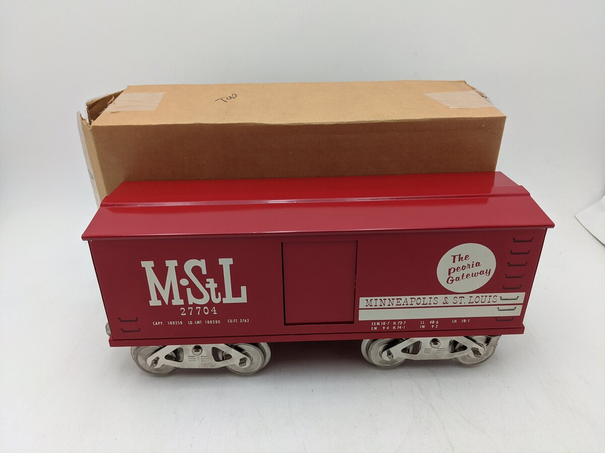 McCoy 27704 Standard Gauge M & St Louis Boxcar #27704 EX/Box