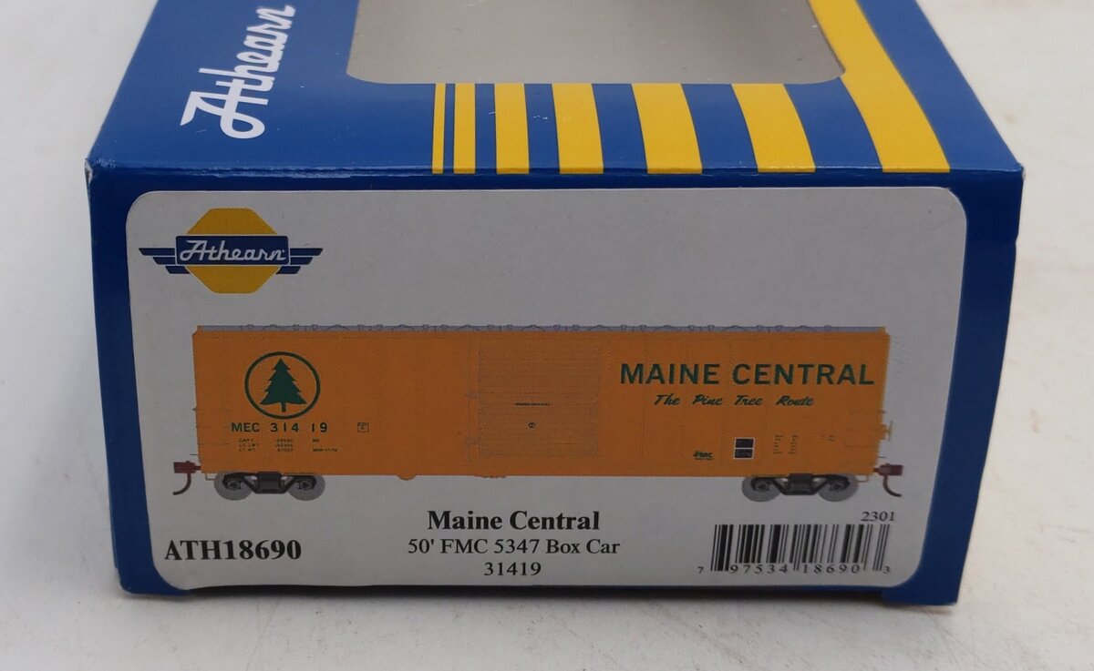 Athearn 18690 HO MEC 50' FMC 5347 Boxcar #31419