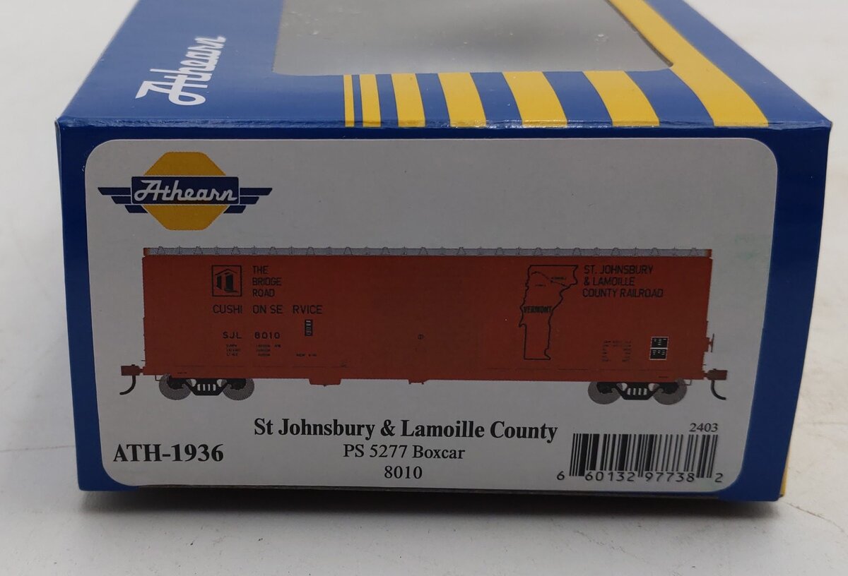 Athearn ATH-1936 HO St Johnsbury & Lamoile County PS 5277 Boxcar #8010
