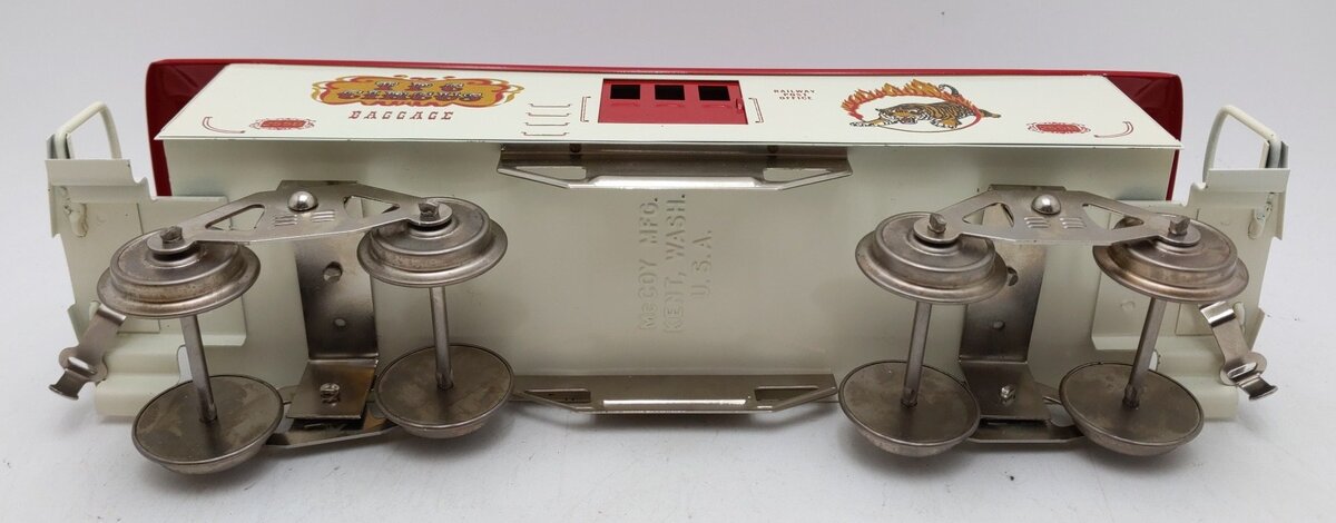 McCoy 255B Standard Gauge Circus Baggage Car EX/Box