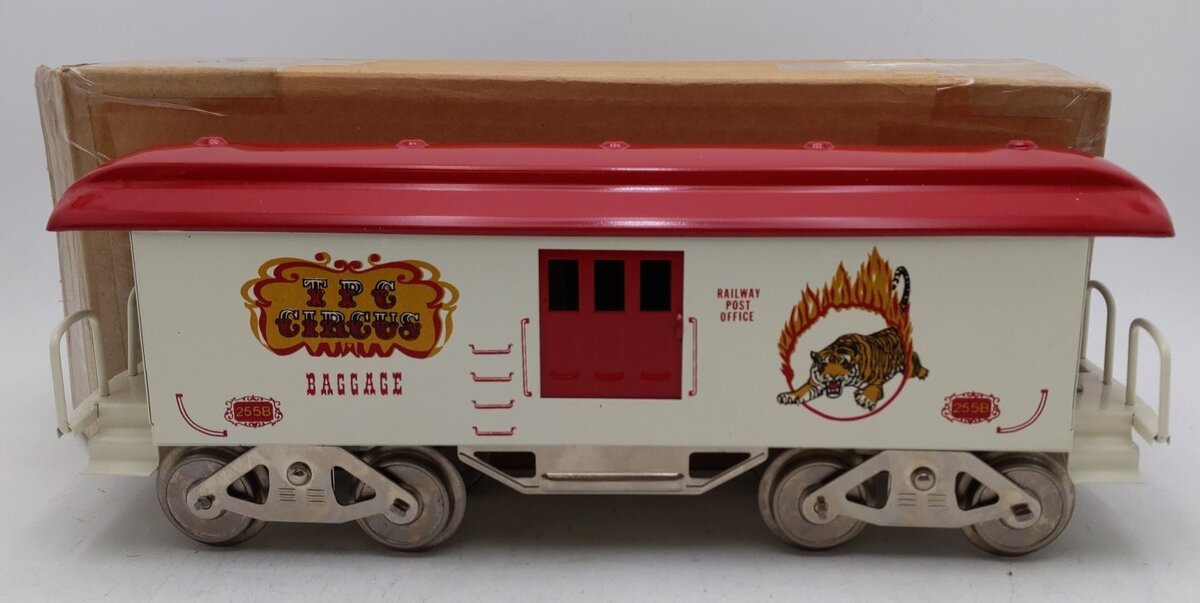 McCoy 255B Standard Gauge Circus Baggage Car EX/Box