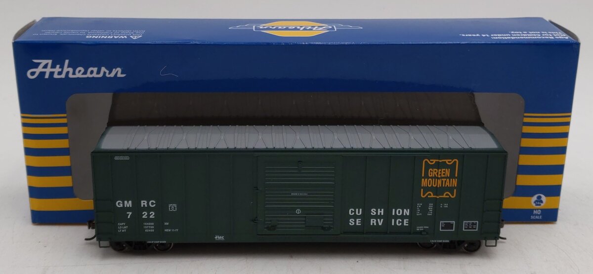 Athearn 18698 HO Scale GMRC 50' FMC 5347 Boxcar #722