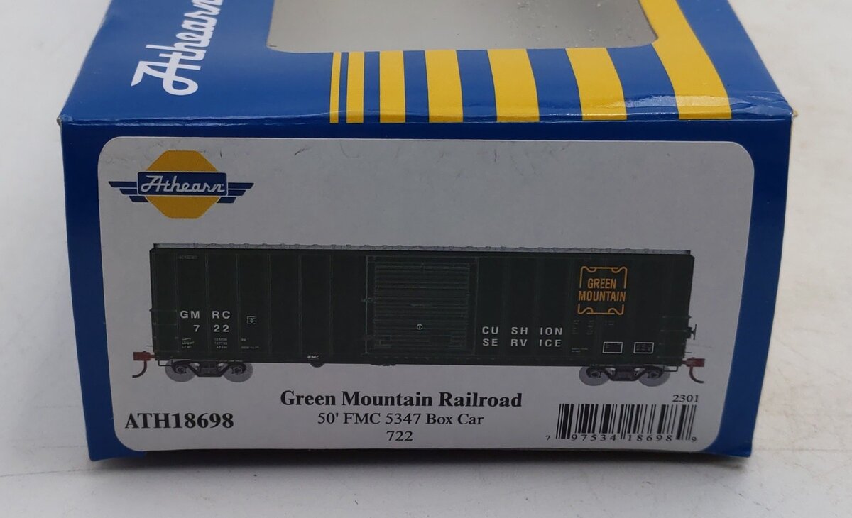 Athearn 18698 HO Scale GMRC 50' FMC 5347 Boxcar #722