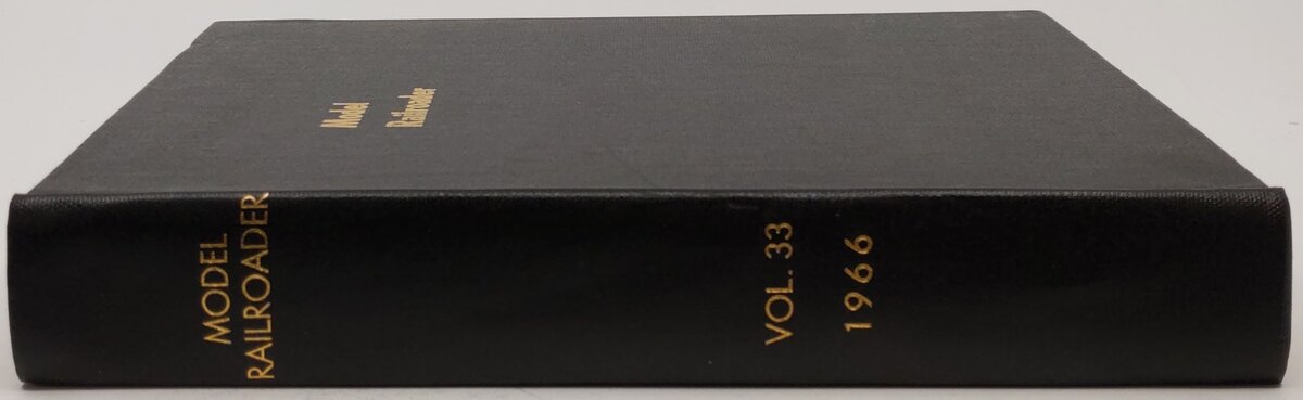 Model Railroading Vol.33 1966 Hardcover Book VG