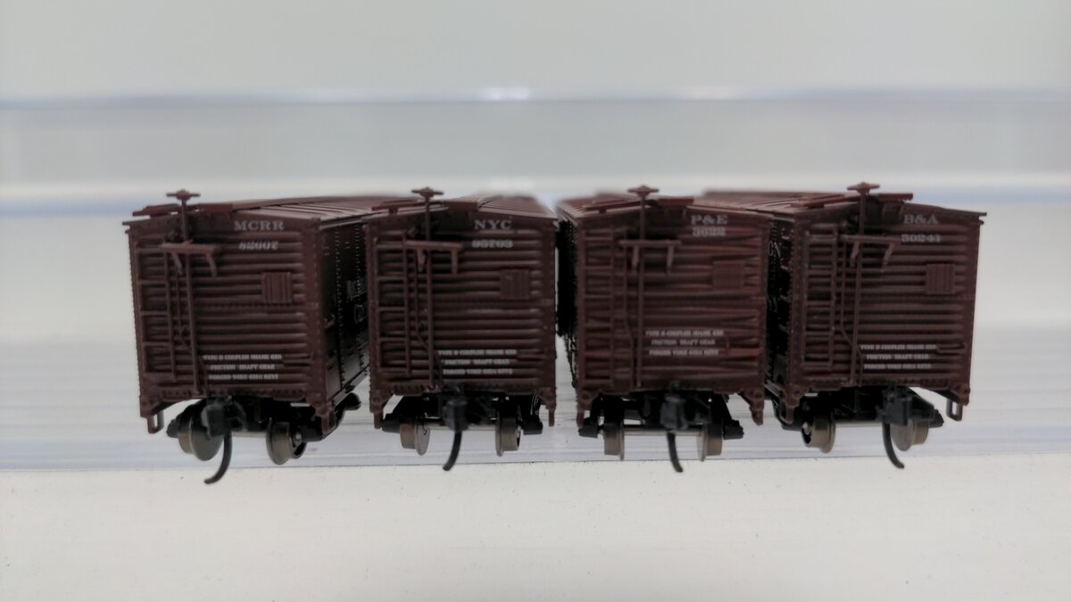 Broadway Limited 7271 N 1930's 40' Steel Boxcar Variety Set B (Set of 4) LN/Box