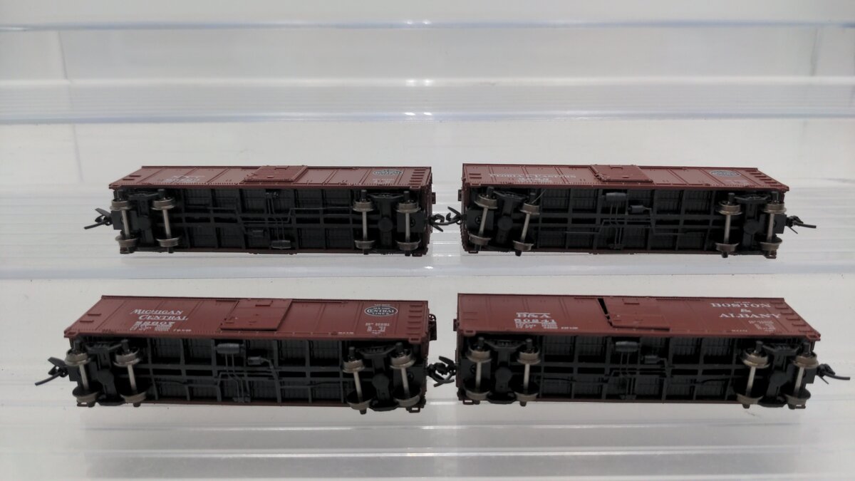 Broadway Limited 7271 N 1930's 40' Steel Boxcar Variety Set B (Set of 4) LN/Box