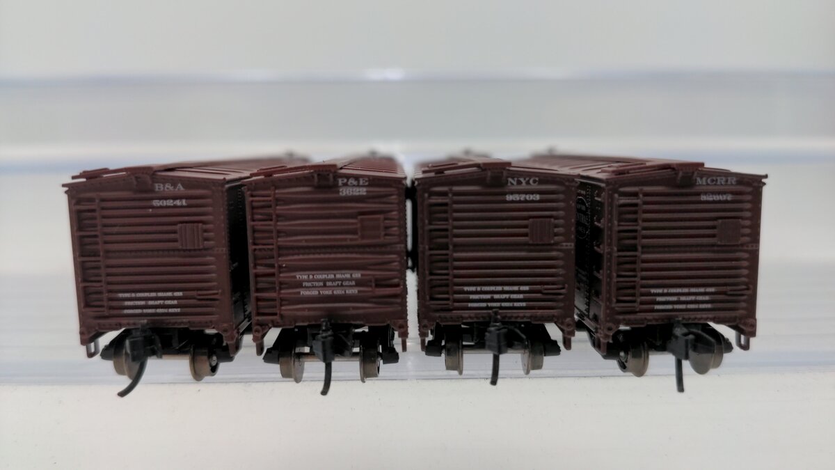 Broadway Limited 7271 N 1930's 40' Steel Boxcar Variety Set B (Set of 4) LN/Box