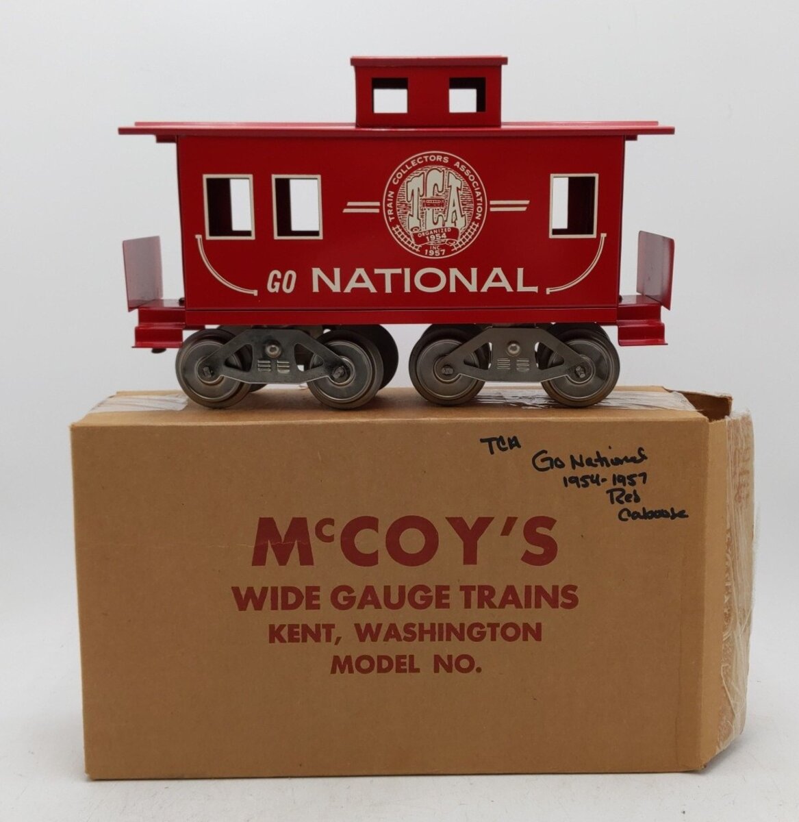 McCoy 1002 Standard Gauge TCA 1976 National Caboose LN/Box