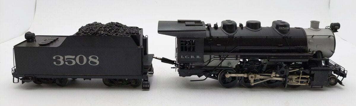 O Scale 2-Rail BRASS Custom Painted 2-8-0 I.C.R.R Locomotive & Tender 3508 EX