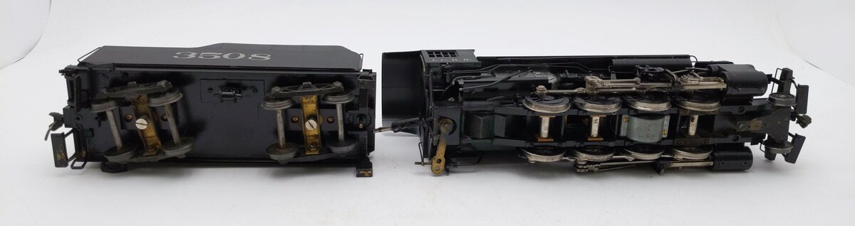 O Scale 2-Rail BRASS Custom Painted 2-8-0 I.C.R.R Locomotive & Tender 3508 EX