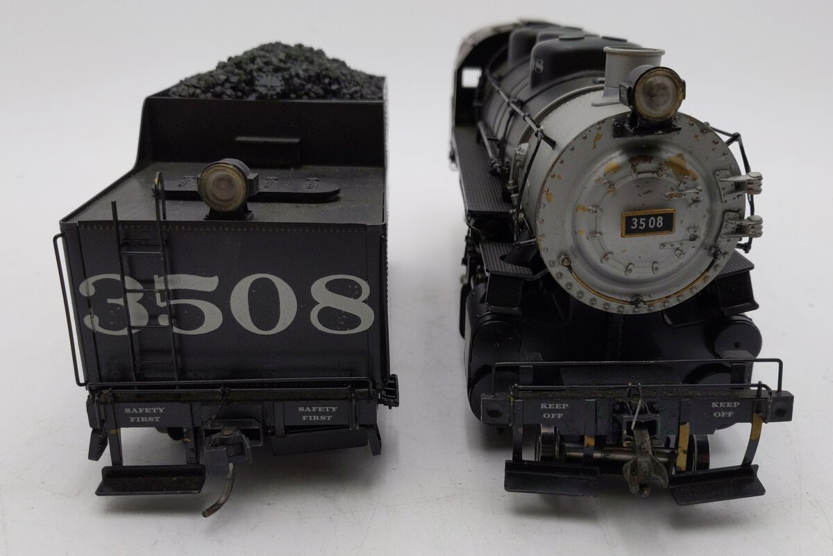 O Scale 2-Rail BRASS Custom Painted 2-8-0 I.C.R.R Locomotive & Tender 3508 EX