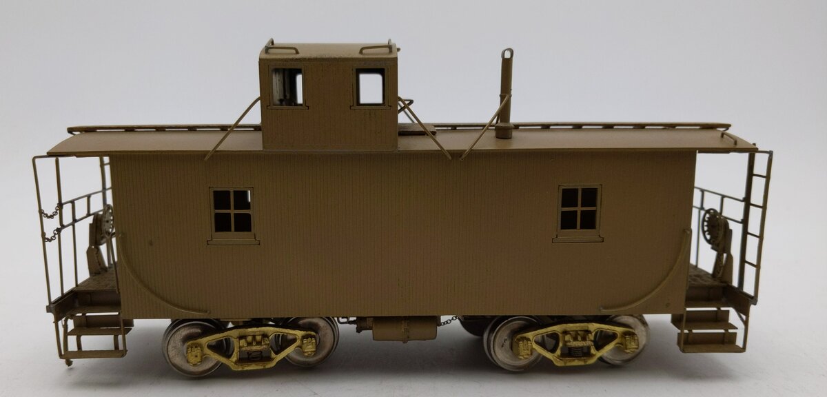 Alco Models O Scale Brass Caboose - 2 Rail EX