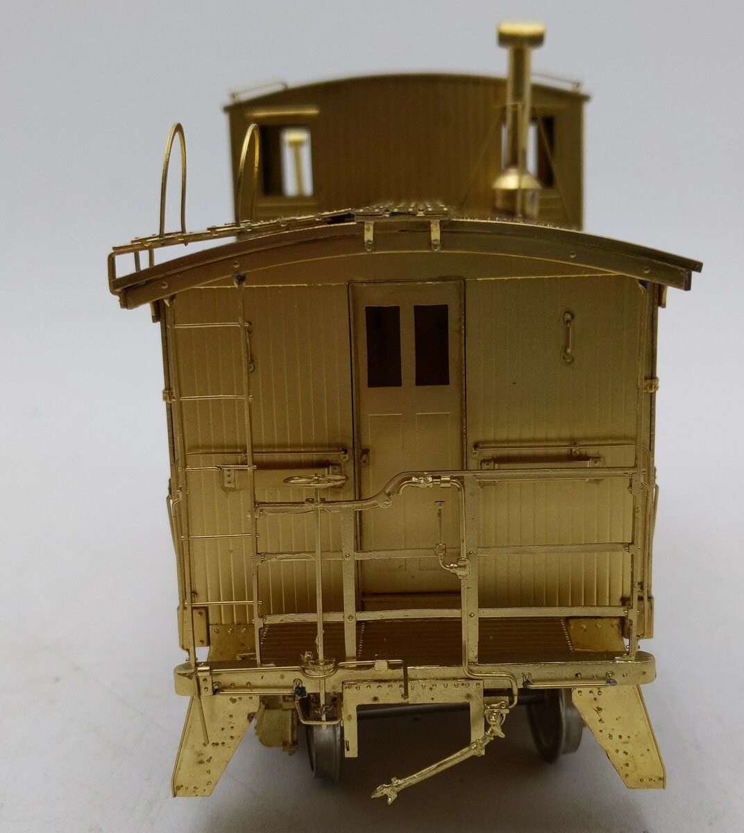 W&R Enterprises 1600 O 2-Rail BRASS Northern Pacific 24' Wood Caboose -Unpainted EX/Box