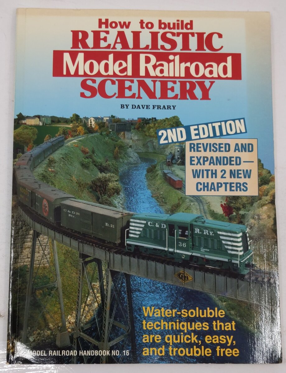 How To Build Realistic Model Railroad Scenery 2nd Edition Paperback Dave Frary VG