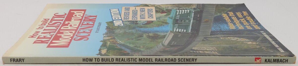 How To Build Realistic Model Railroad Scenery 2nd Edition Paperback Dave Frary VG