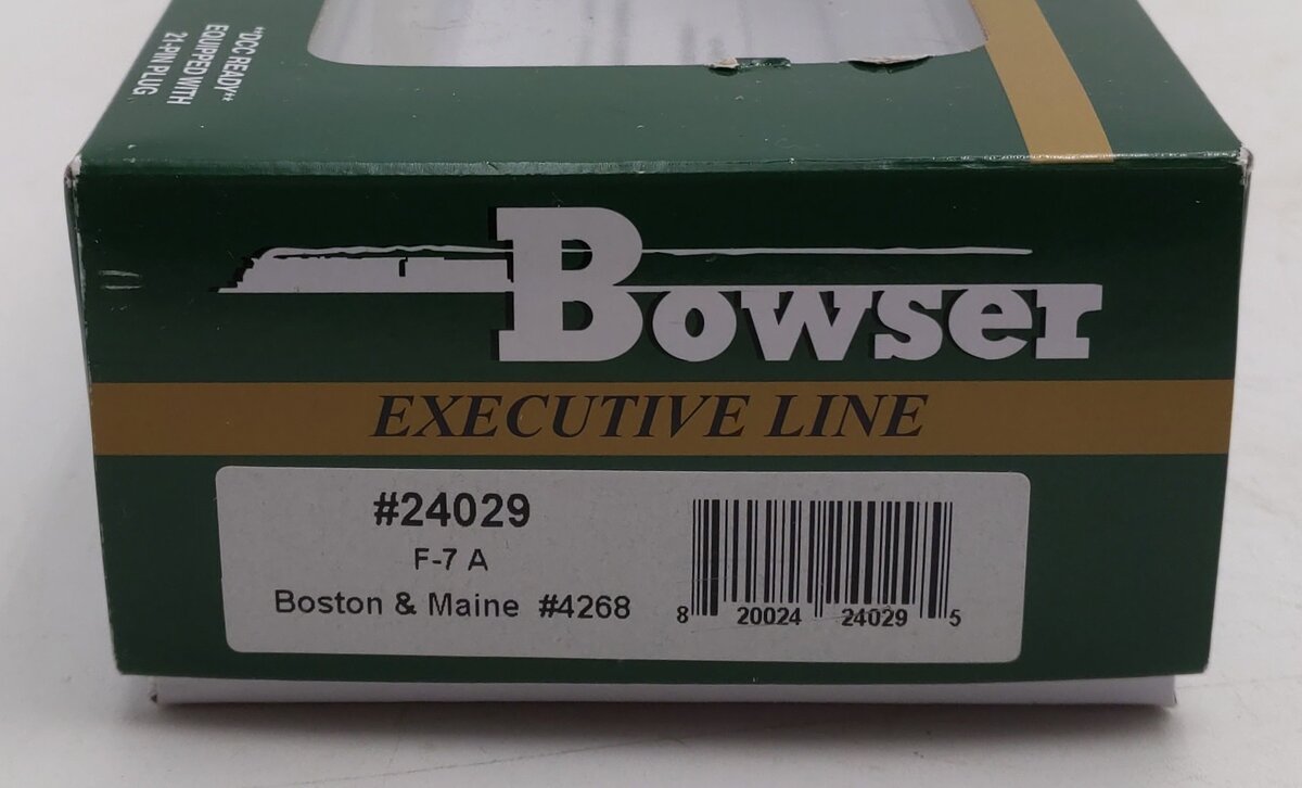 Bowser 24029 HO Boston & Maine EMD F-7A Diesel Locomotive #4268 EX/Box