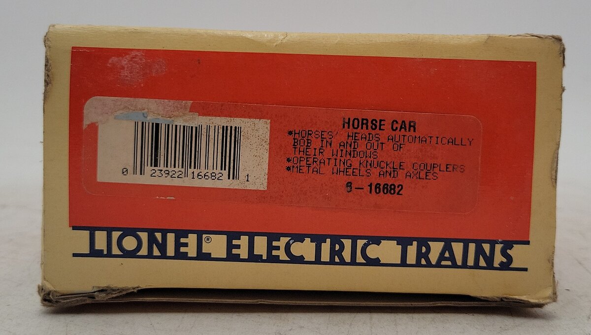 Lionel 6-16682 O Gauge Lionelville Farms Stock Car LN/Box