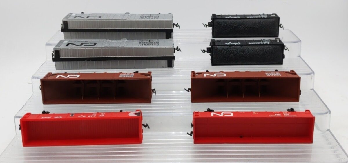 Bachmann & Other HO Scale Assorted CN Freight Cars [8] VG