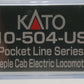 Kato 10-504-US N Kato Traction KATR 2-Axle Steeple Cab Electric Locomotive #50