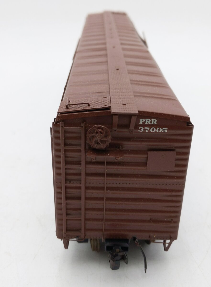 O Scale Brass Custom Painted Pennsylvania Boxcar #37005 - 2 Rail VG