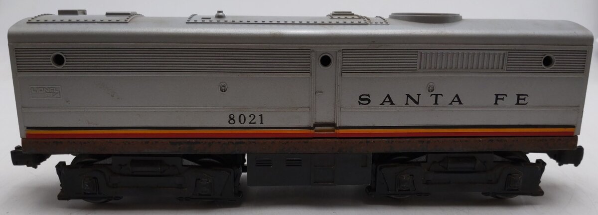 Lionel 6-8021 Santa Fe Alco Non-Powered B-Unit Diesel Locomotive VG