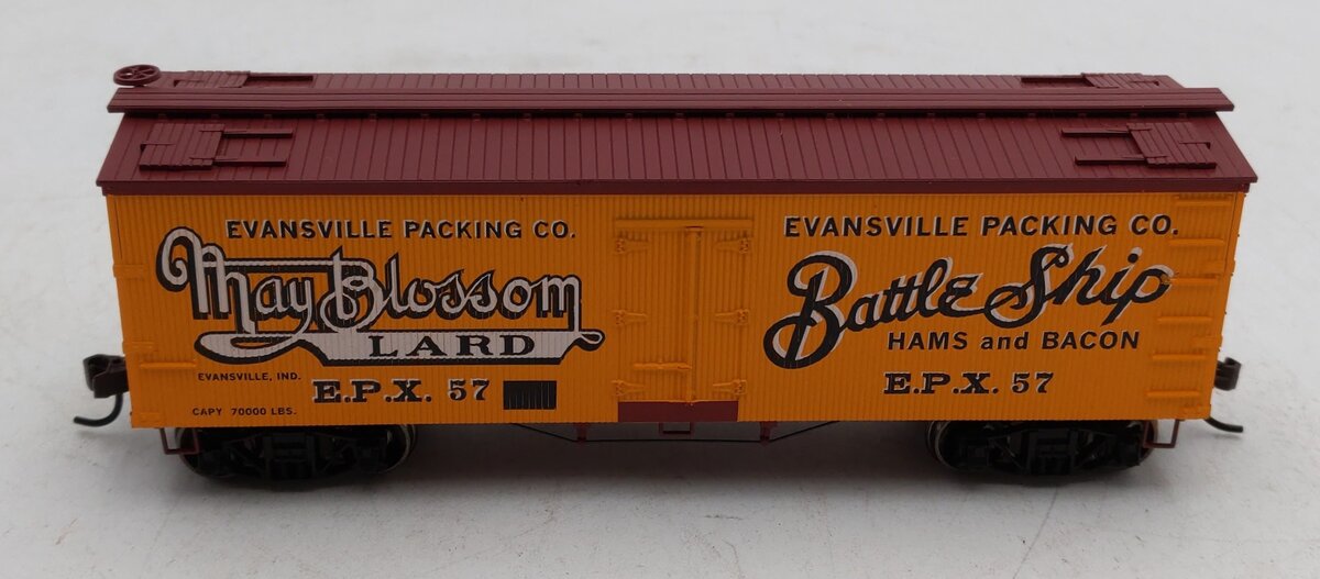 Roundhouse 84112 Evansville Packing 36' Wood Reefer LN/Box