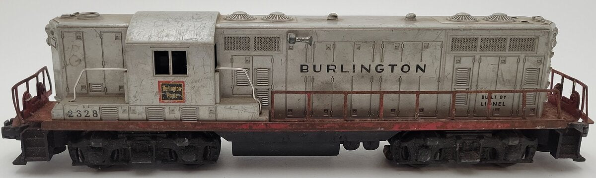 Lionel 2328 Vintage O Burlington GP-7 Powered EMD Diesel Locomotive