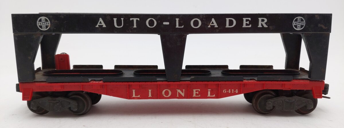 Lionel 6414 Vintage O Gauge Postwar Evans Autoloader with 4 Automobiles