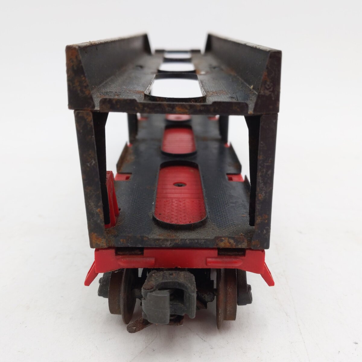 Lionel 6414 Vintage O Gauge Postwar Evans Autoloader with 4 Automobiles