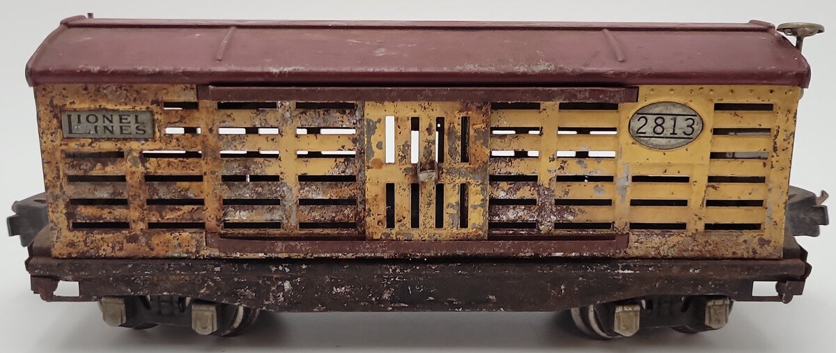 Lionel 2813 Vintage O Prewar Tinplate Stock Car