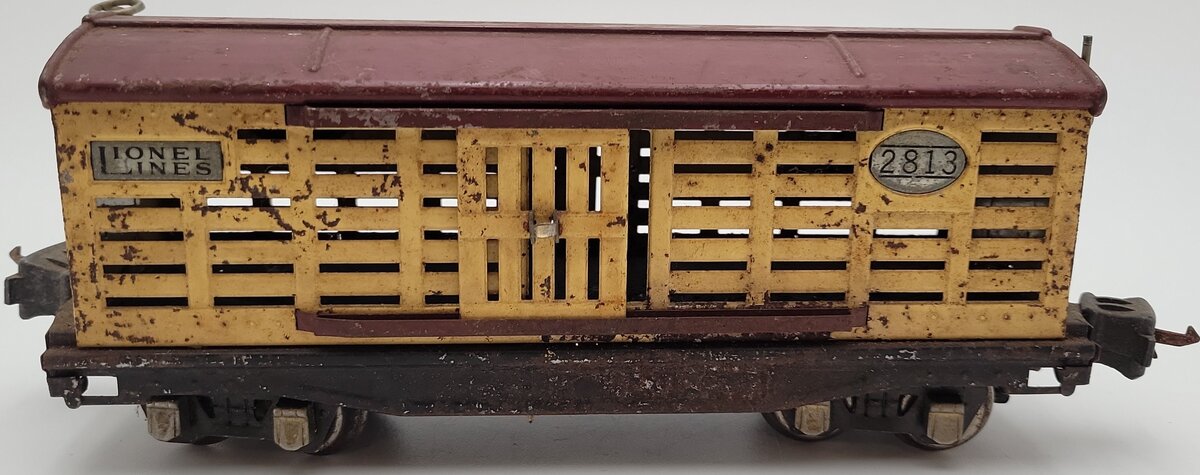 Lionel 2813 Vintage O Prewar Tinplate Stock Car