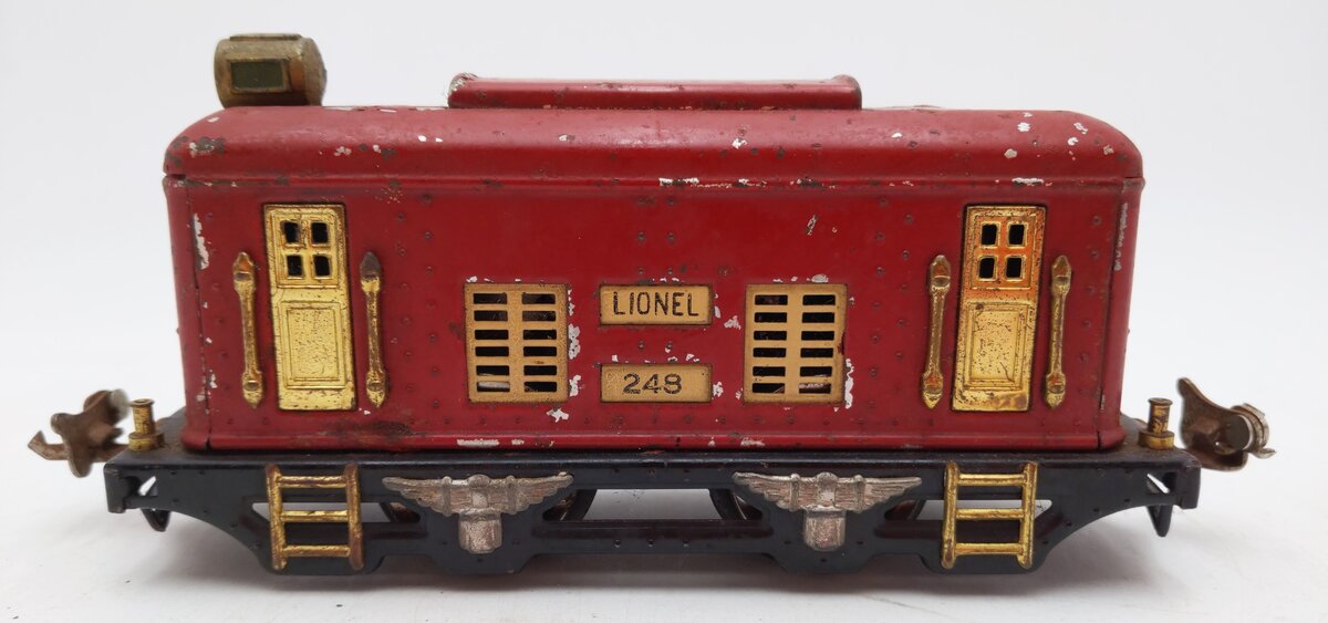Lionel 248 Vintage O Prewar 0-4-0 Tinplate Powered Electric Locomotive